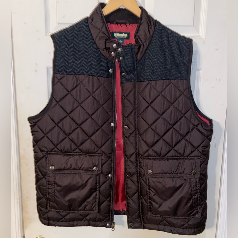 Men’s Outdoor Life Quilted Vest (Size: Large)